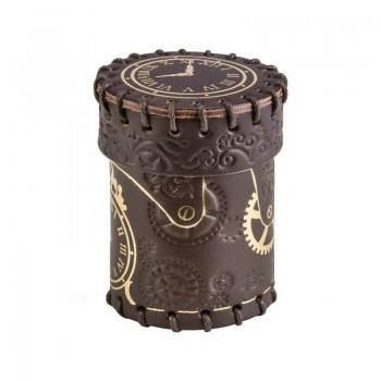 Steampunk odinis kauliukų puodelis